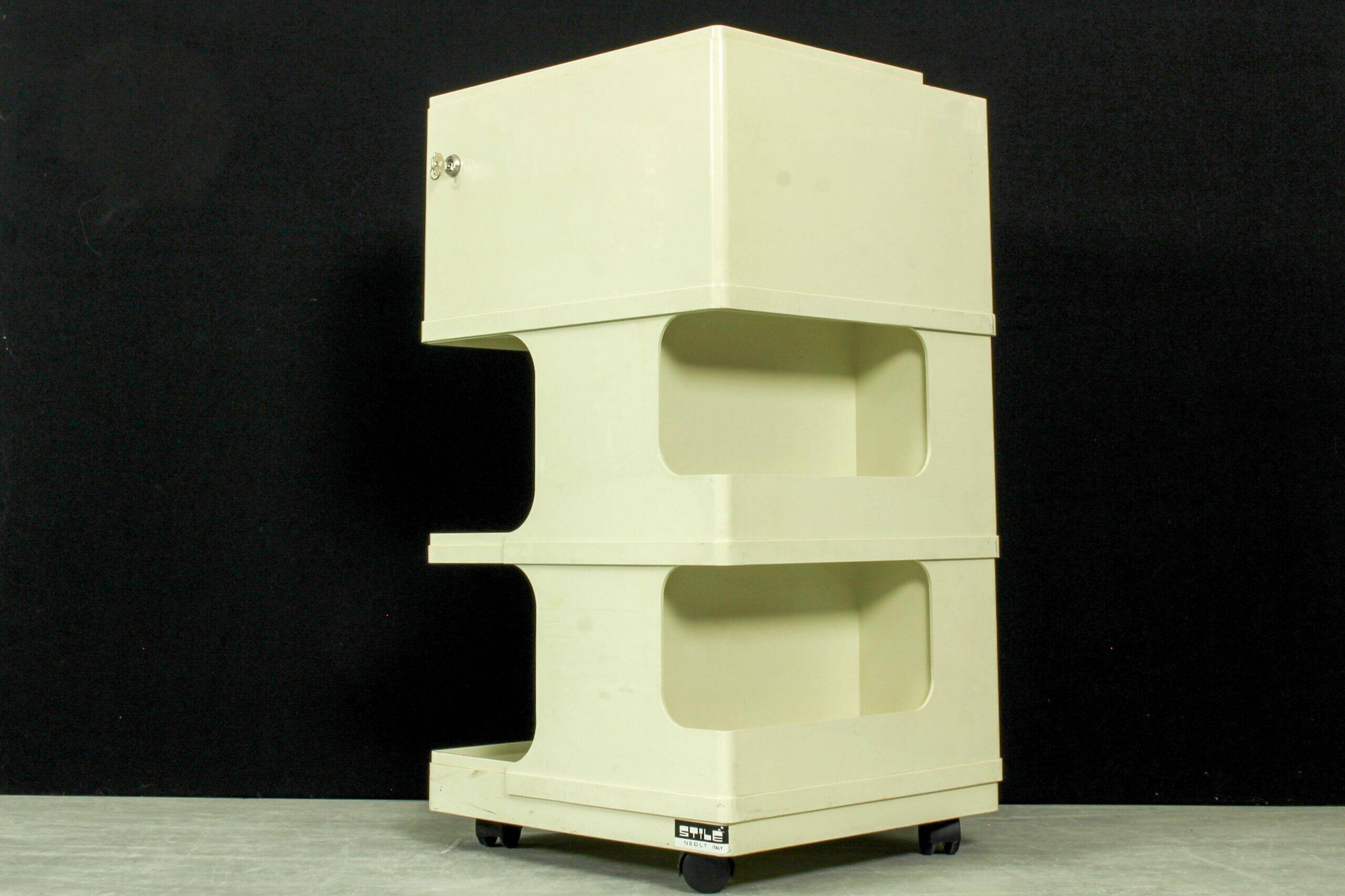 Mid-century artist's trolley for Stile Neolt by Giovanni Pelis, 1970s