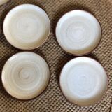 Series of 9 sandstone plates