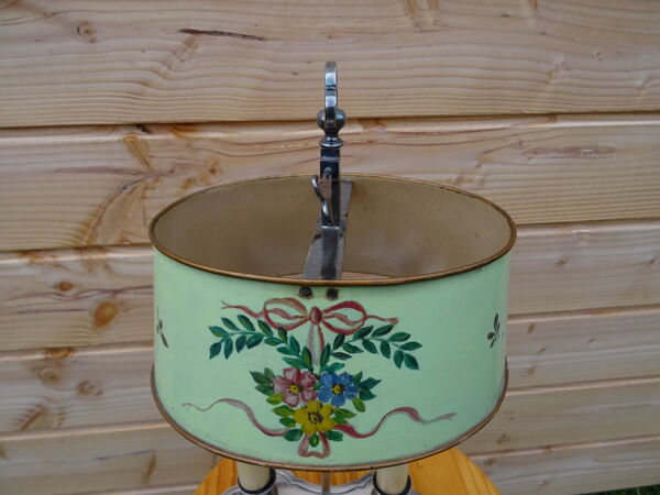 Lampe Bouillotte Métal Argenté