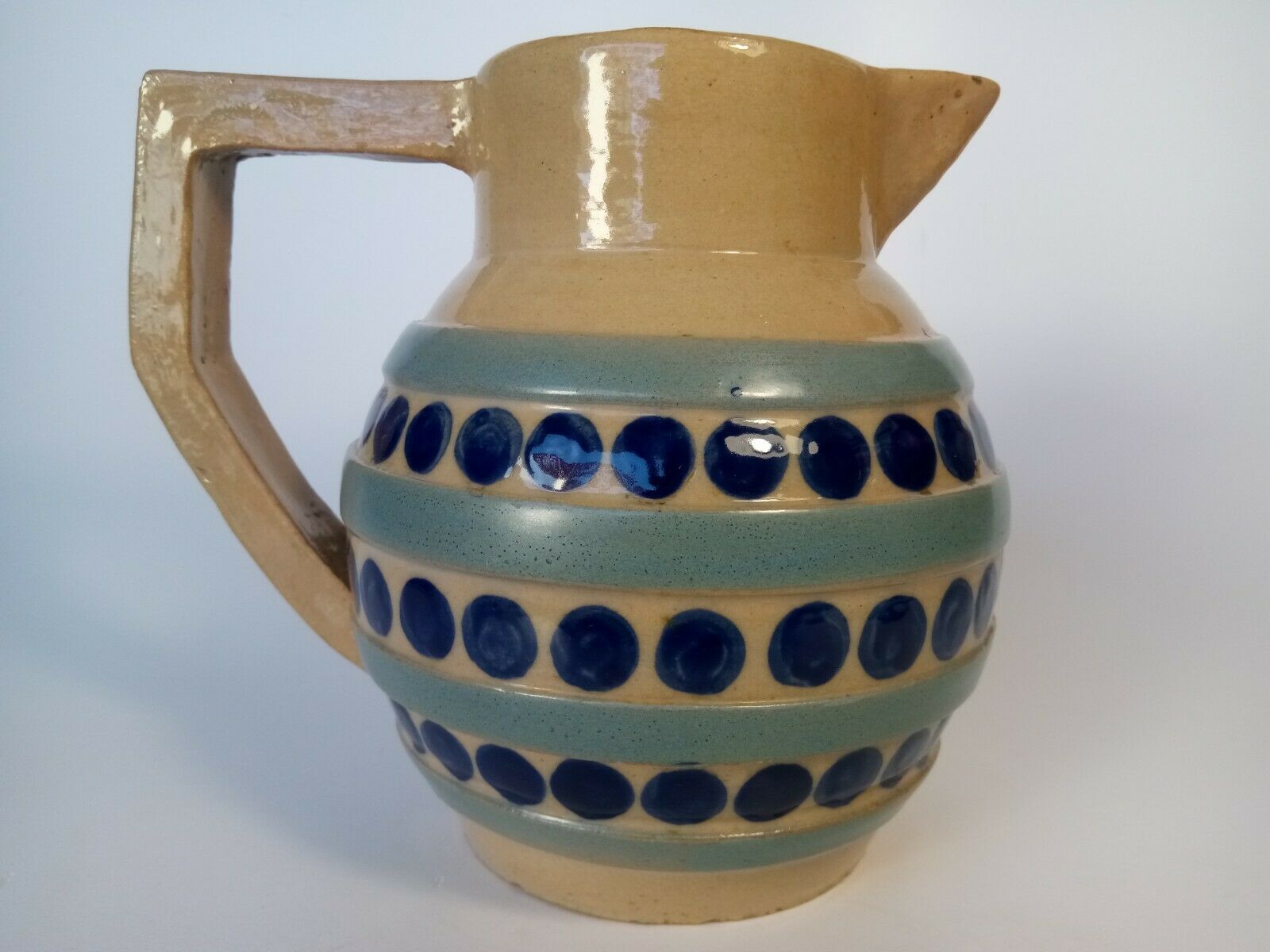 Malicorne ceramic pitcher Roger François art deco