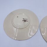 Duo of sub-cups sarraguemines décor agreste