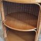Pair of wicker bedside tables circa the 1970s.