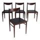 Set of 4 mid-century dining chairs