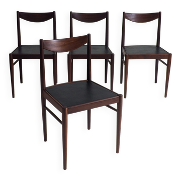 Set of 4 mid-century dining chairs