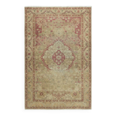 Vintage Handmade Turkish Kayseri Rug, 100% Wool