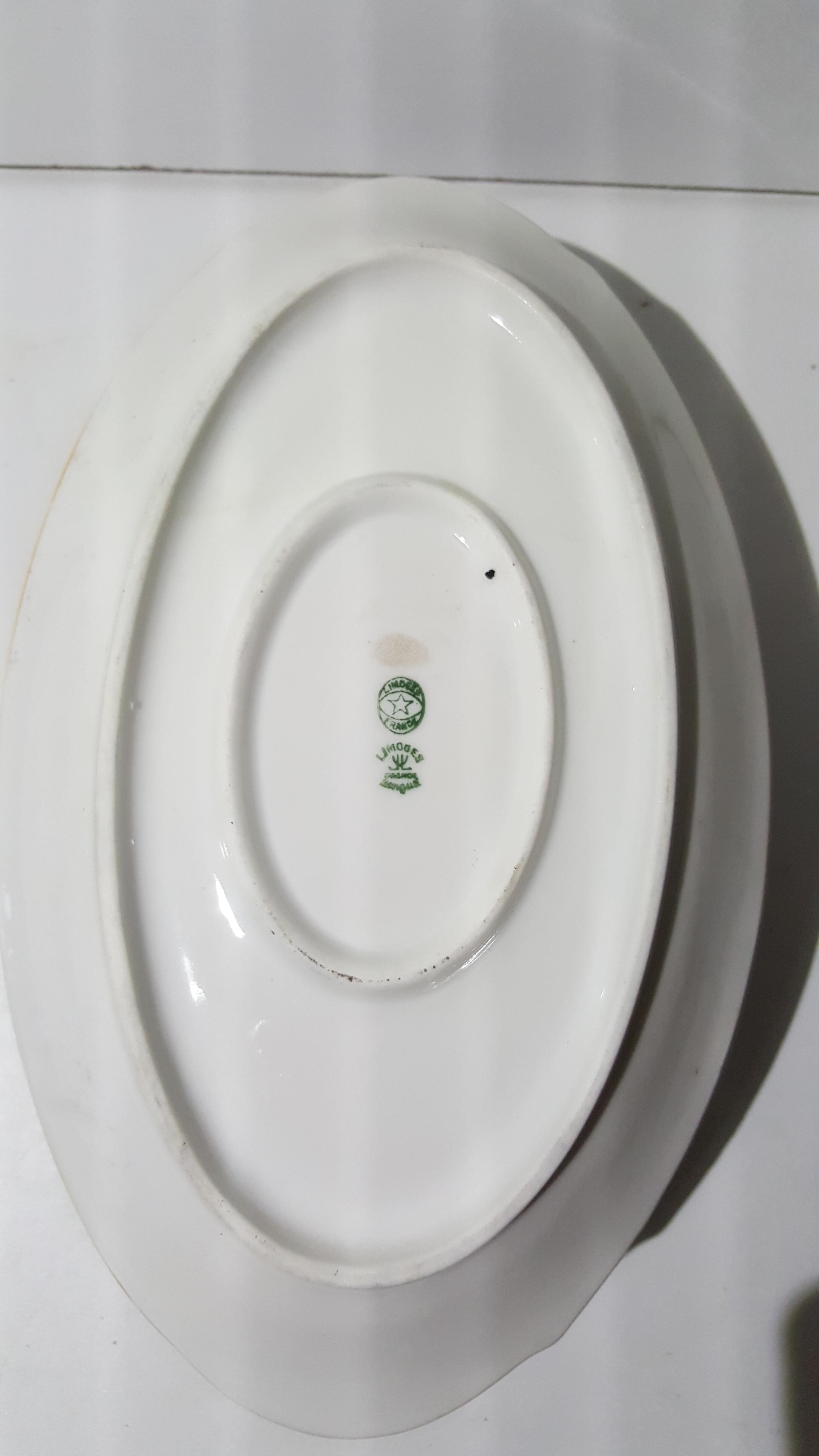 Set of dishes in porcelain from Limoges 1910