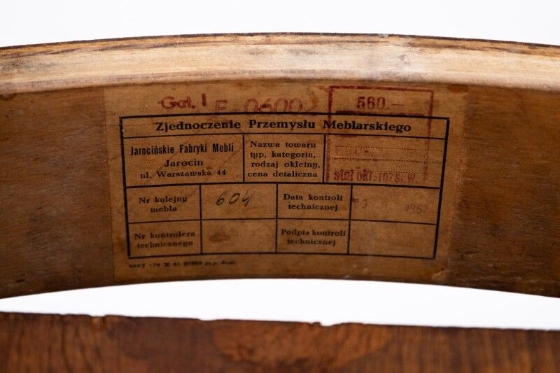 Round table from the 60s, Poland. After renovation.