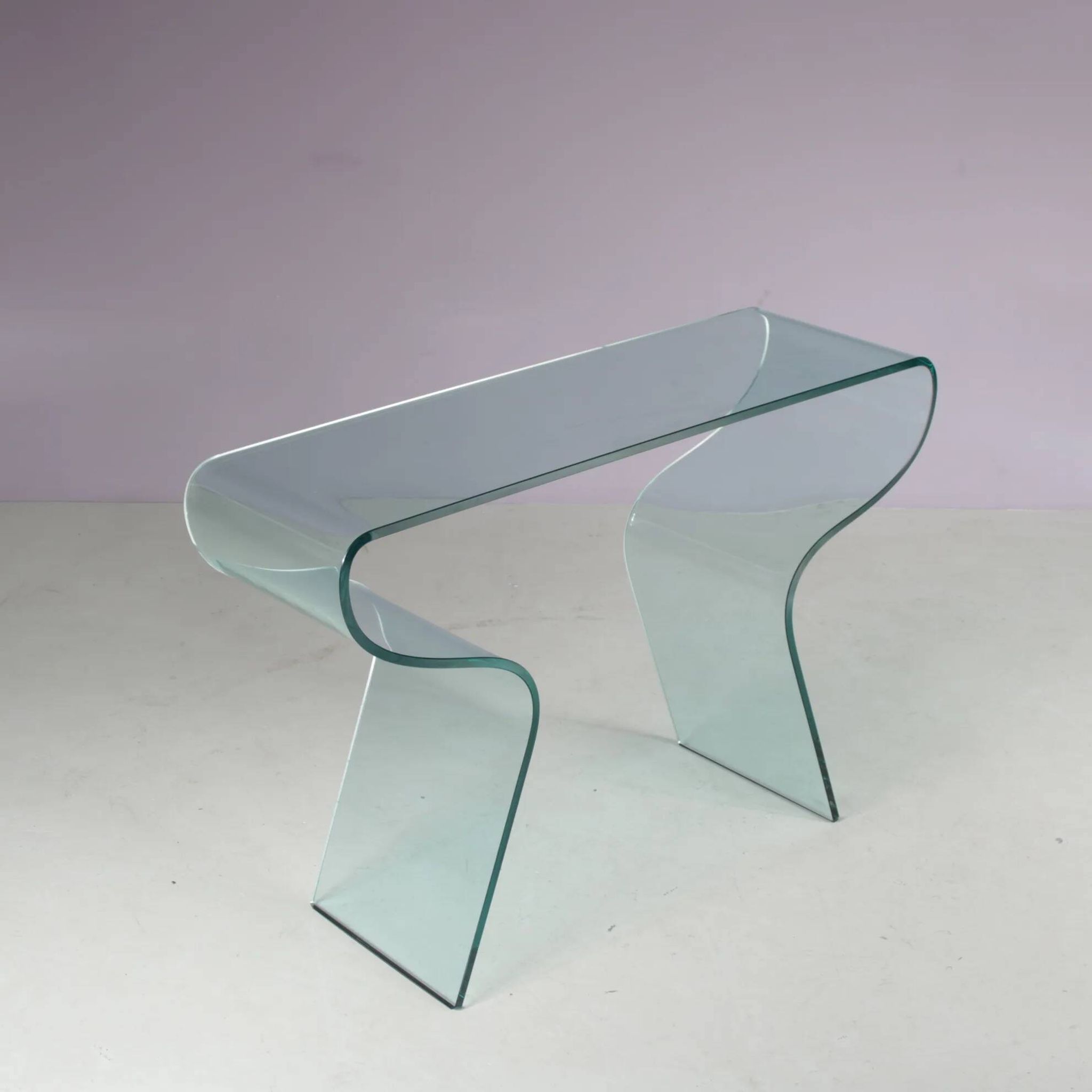 Console table "Charlotte" from the 2000s by Prospero Rasulo for Fiam, Italy.