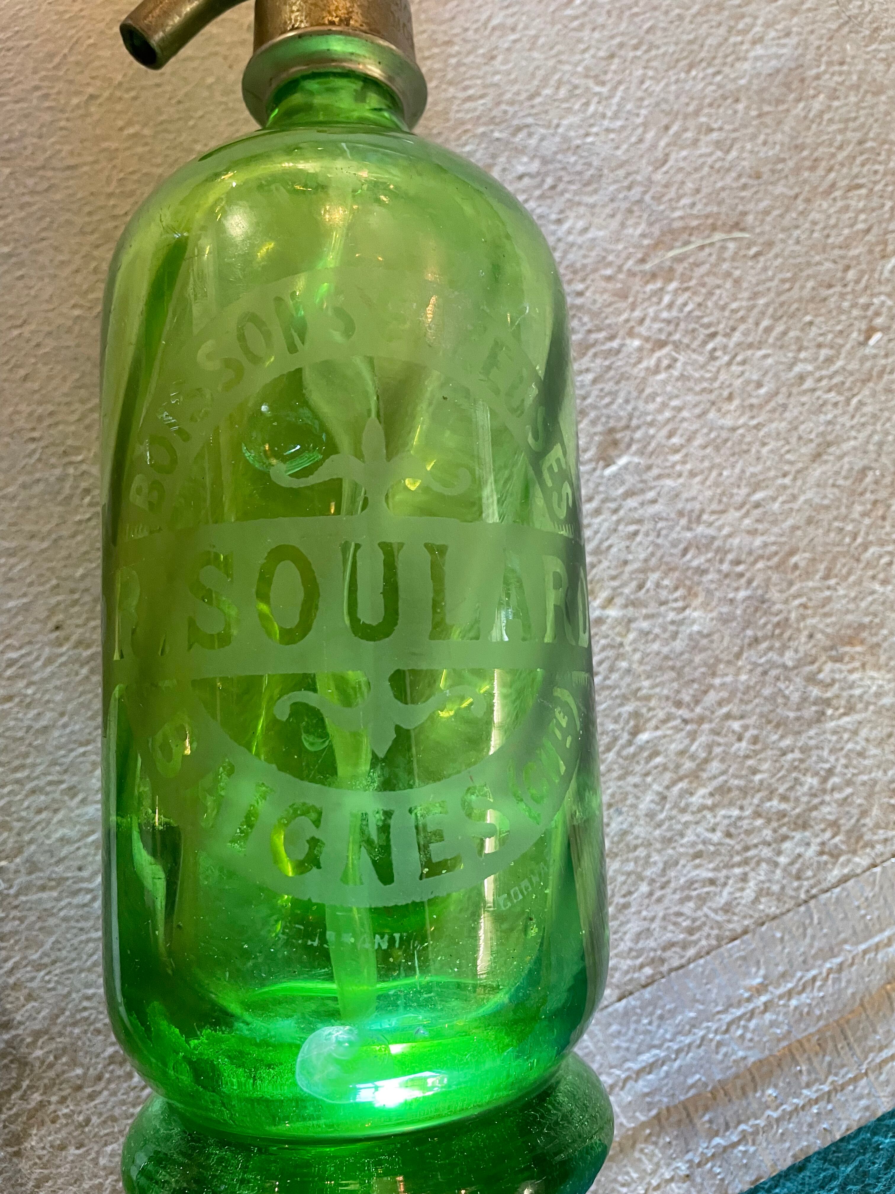 Soulard green siphon