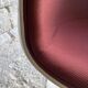 Two cognac-colored swivel chairs made of fiberglass from the 1970s