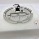Mid-Century Milk Glass Flush Mount or Wall Light, Czechoslovakia, 1970s