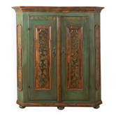 antique farmhouse cabinet, vintage