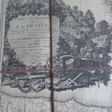 Old geographical map