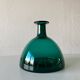 Blown glass vase signed holmegaard 1961