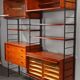 Scandinavian wooden bookcase from the 1960s