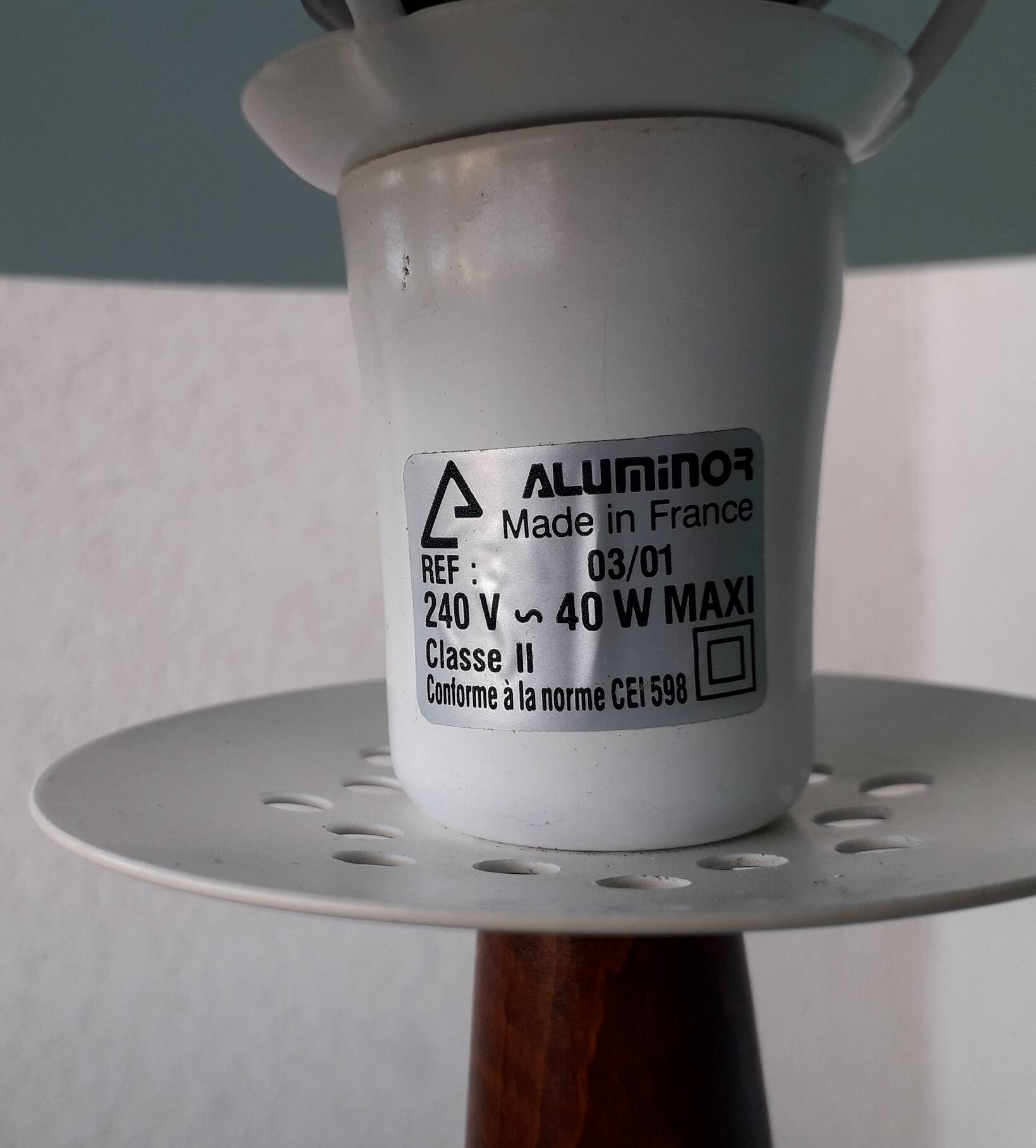Aluminor mushroom lamp