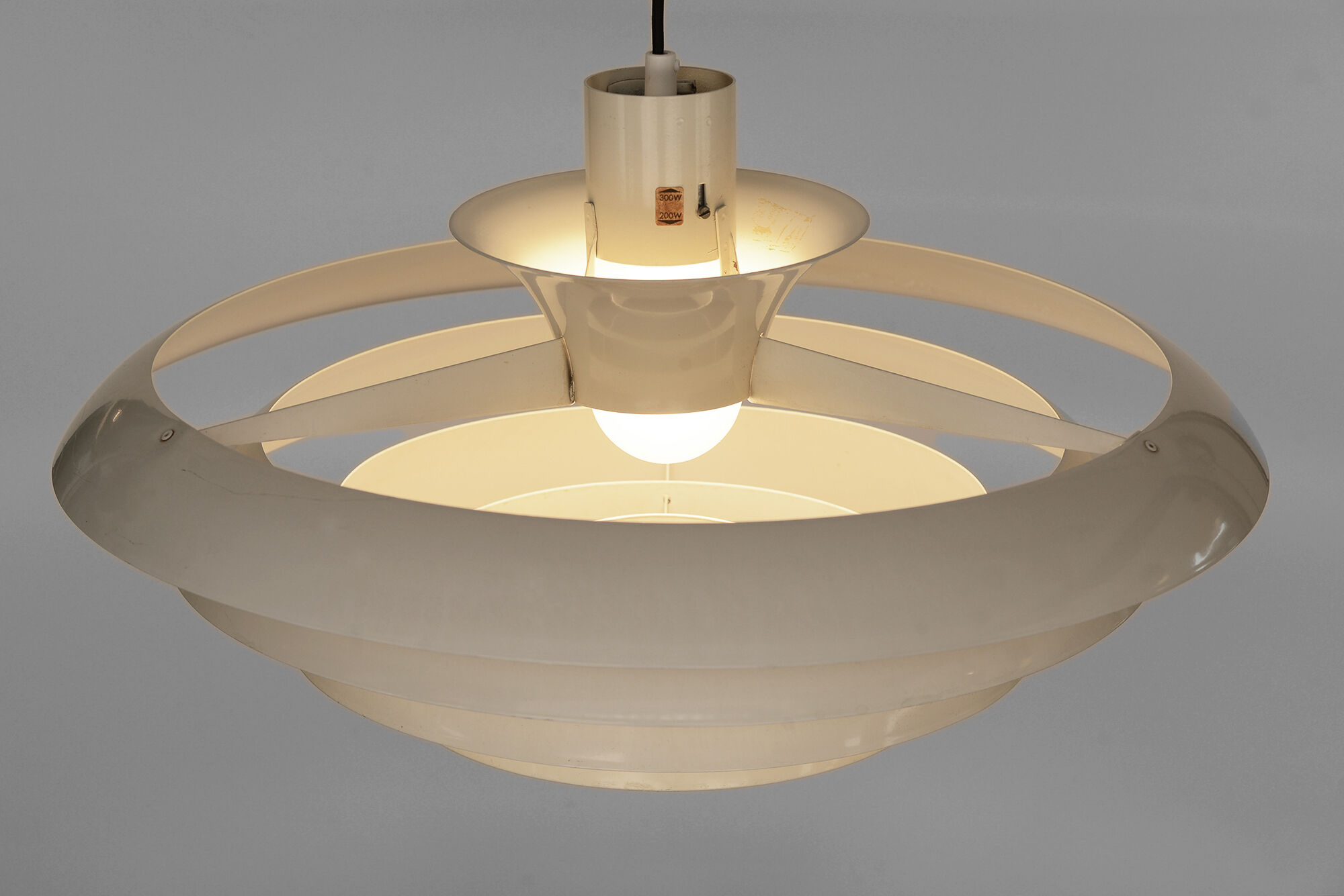 Space age XL pendant light by Fagerhults belysning. Sweden 1970s