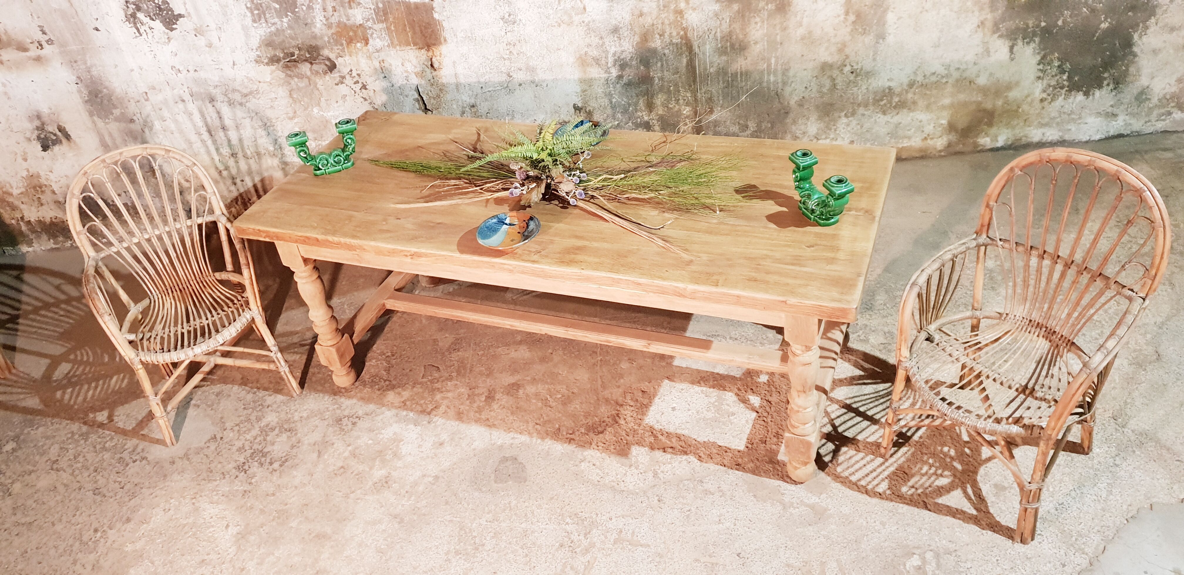 Vintage farmhouse table