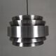 Vintage aluminum pendant lamp, Lakro Amstelveen, 1960s