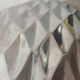 Brushed aluminium vase