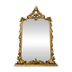 Grand miroir en bois sculpté et doré – Décor rocaille – XXe siècle