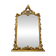Grand miroir en bois sculpté et doré – Décor rocaille – XXe siècle