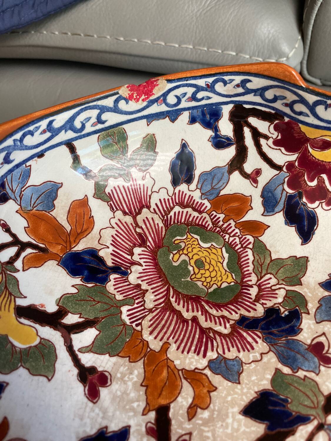 Gien Peony Fruit Bowl