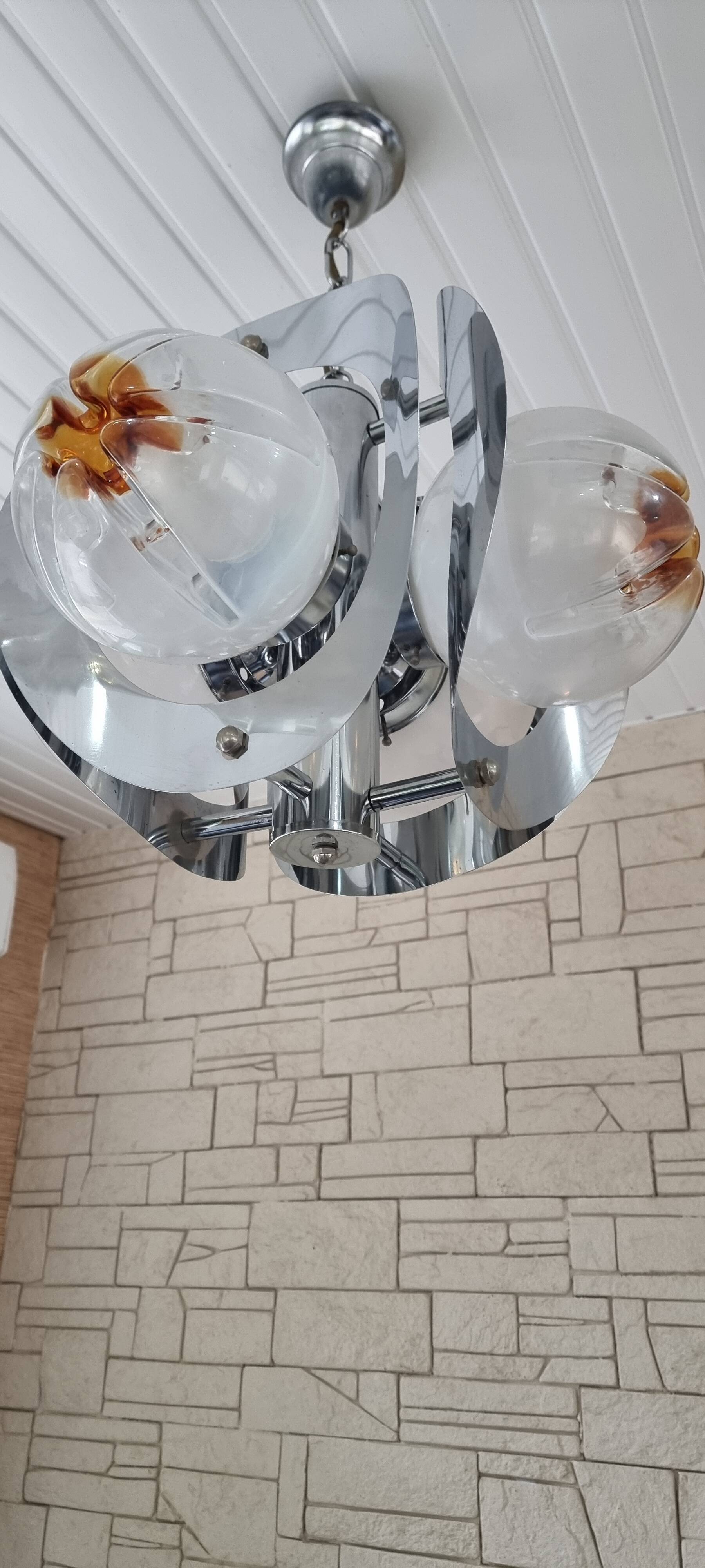 MAZZEGA design wall lamp by TONI ZUCCHERI from the 70s