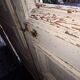 Glazed separation doors in fir