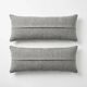 Set of 2 vintage Turkish cushion covers 38x119 cm
