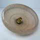 Pair of old vintage clichy glass wall lights