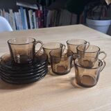Set of vintage Spanish Duralex coffee cups