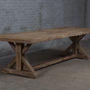 Table de ferme Cross – Chêne Ancien 300 cm