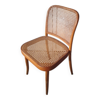 chaise fauteuil vintage en cannage thonet modele 811 design par josef hoffman années 60