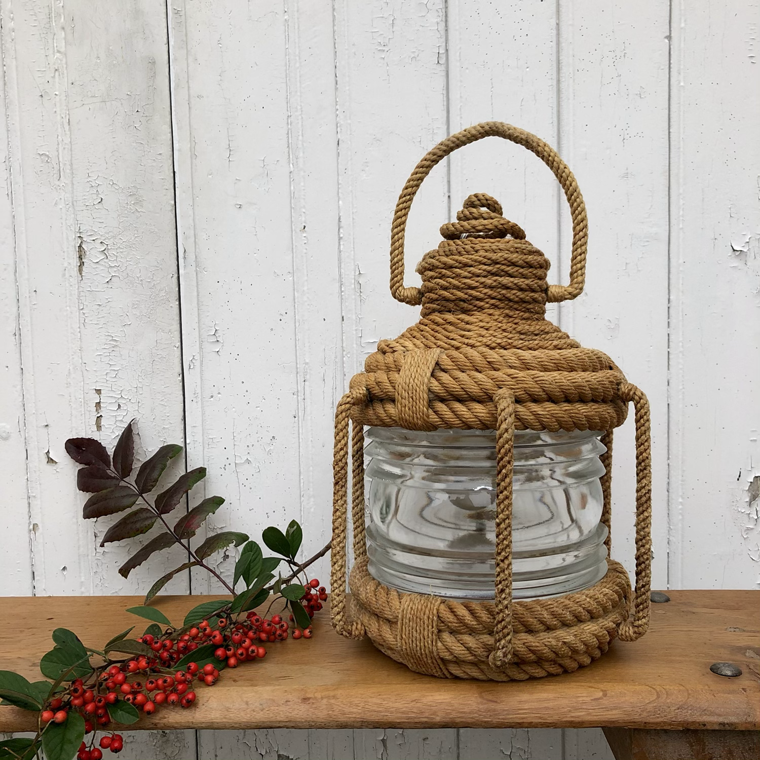 Rope lantern lamp