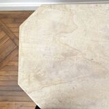 Table basse en travertin vintage