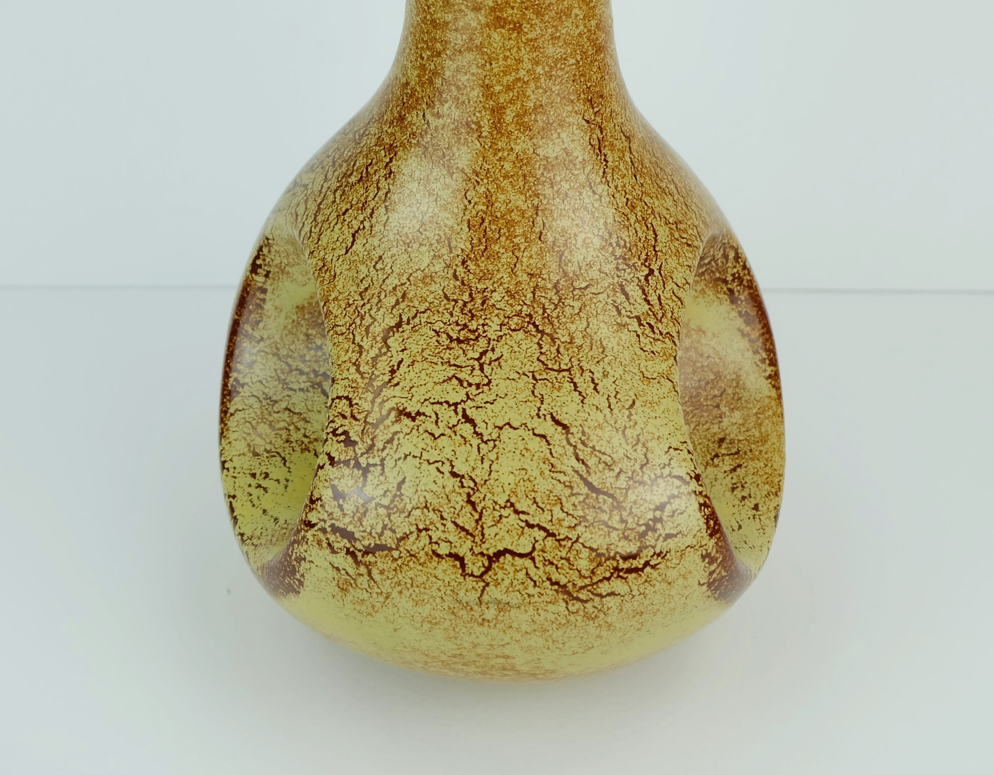 Vase Bertoncello Italie en céramique Roberto Rigan Années 1970