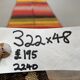 Old Turkish narrow Kilim Runner 322x48 cm shabby chic, vintage kelim