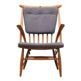 Beech chair, Danish design, 1960s, designer: Illum Wikkelsø, manufacture: N