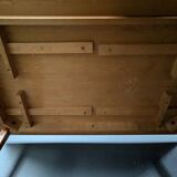 Authentique Table type Scandinave pieds compas Vintage années 50 en très bon état