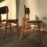 Pair of modernist Scandinavian chairs from the 1960s