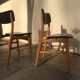 Paire de chaises scandinaves modernistes des années 60