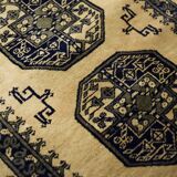 Handwoven Afghan Ersari oriental rug, 1930