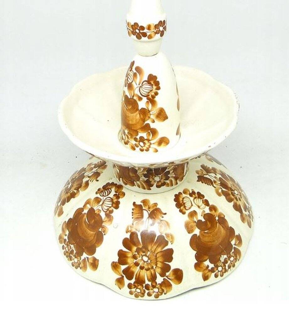 Pop-art pendant lamp, Bolesławiec, Poland, 1950s