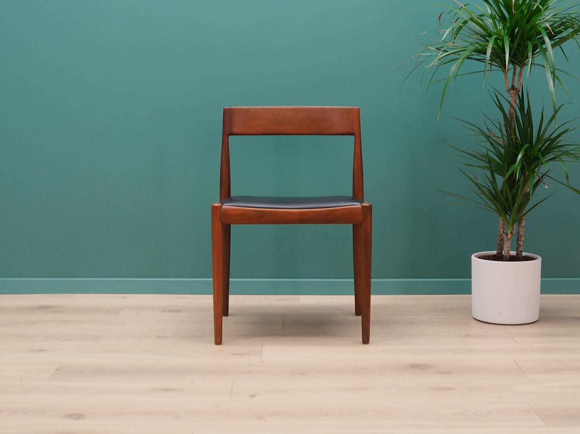 Set of four teak chairs, Danish design, 1970s, designer: Kai Kristiansen, m