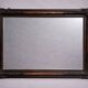 Large 19th-century lacquered wooden mirror