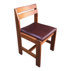 chaise en orme massif
