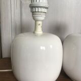Pair of ceramic lamps