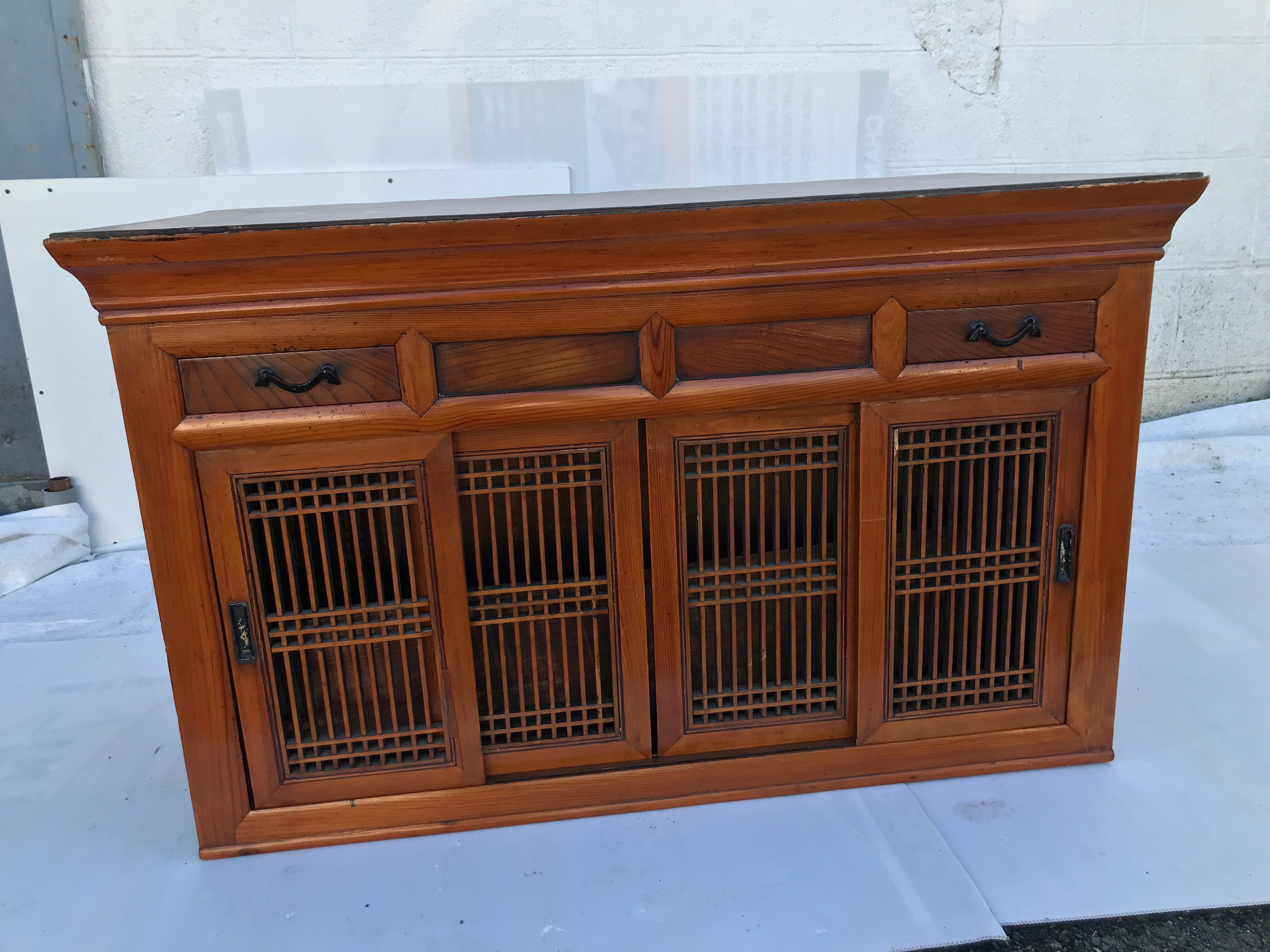 Armoire cuisine chinois japonais milieu à la fin du XIXe siècle