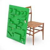 Wall organiser Utensilo green by Dorothee Becker-Maurer for Design M, 1970s